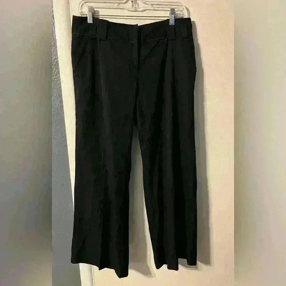 BCBGeneration Dress Pants Black Sz 8 Straight Leg - Picture 1 of 7